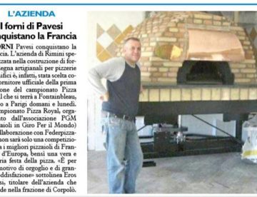 Forni Pavesi Rimini sul Resto del Carlino