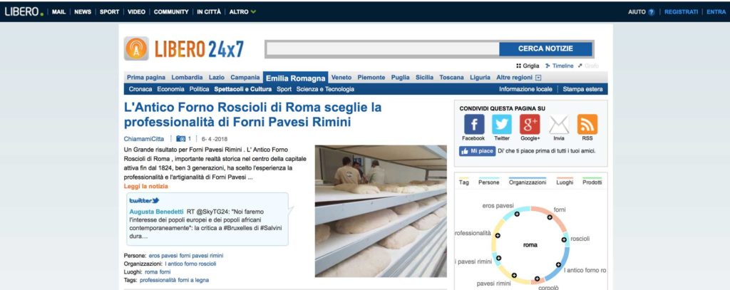 Forni Pavesi Rimini a Roma